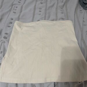 American Eagle Outfitters Cream Mini Skirt